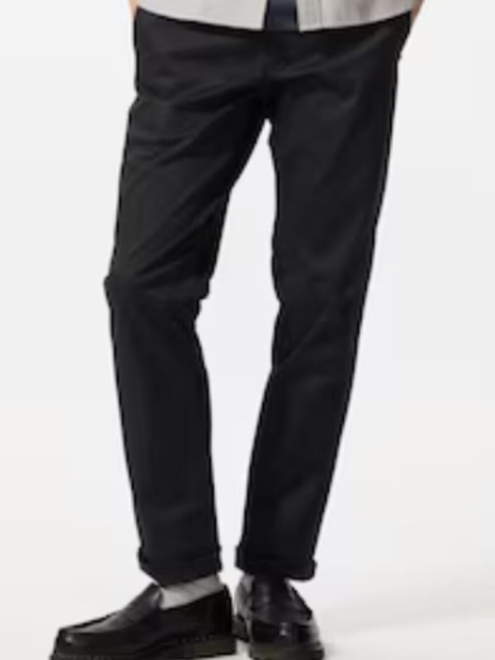 Uniglo Men's Slim Fit Black Chino Pants 36x34 NWT